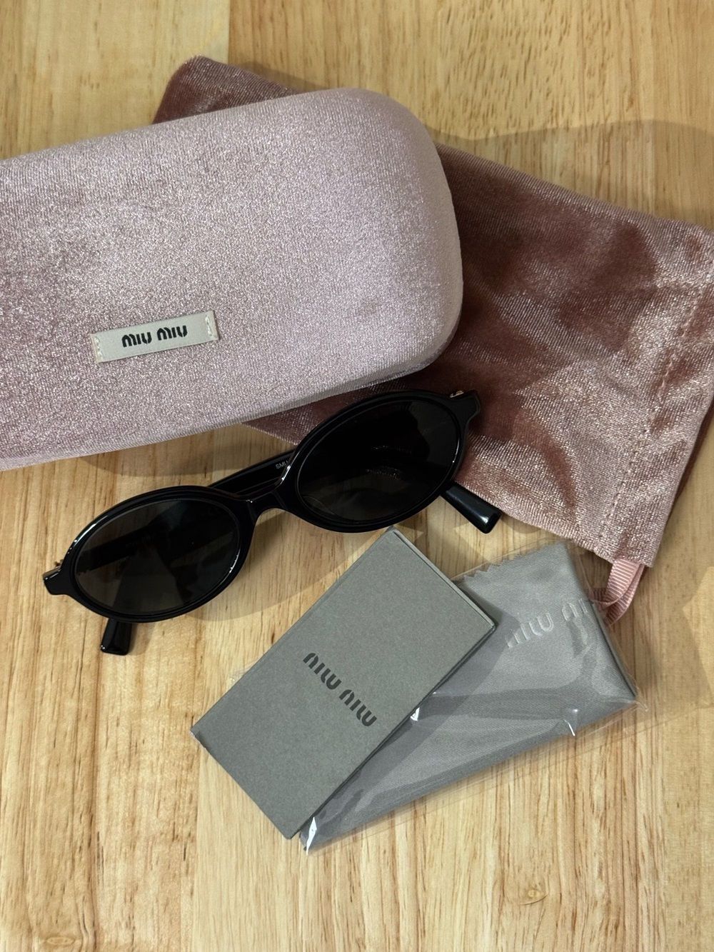 NEW! Miu Miu Black Sunglasses